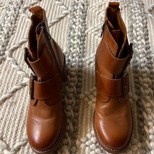 Frye Ankle Booties with a buckle
